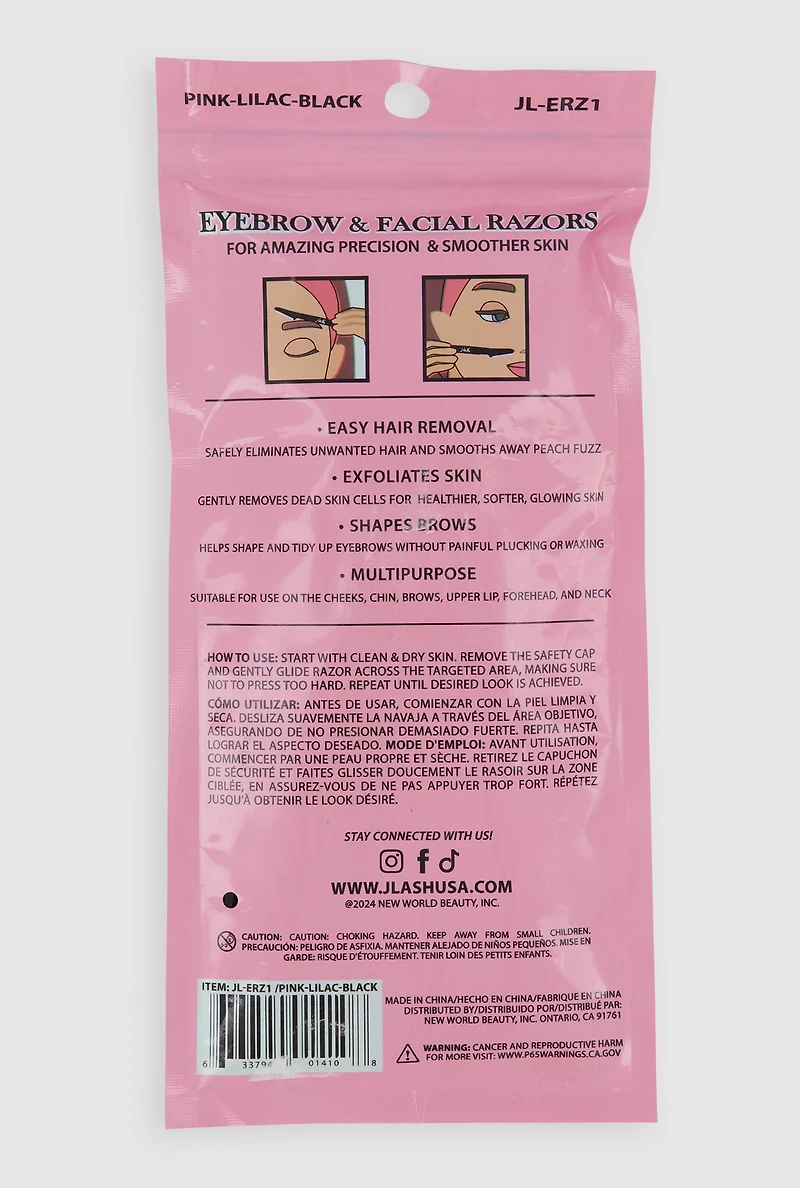 Eyebrow Razors 9 Pack