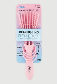 Womens Detangling Flexi Brush, Pink