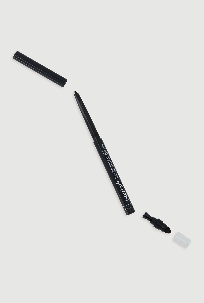 Womens Retractable Waterproof Eyeliner Pencil, Black