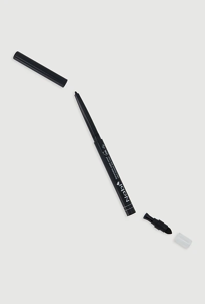Womens Retractable Waterproof Eyeliner Pencil, Black