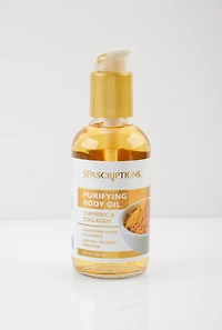 Womens Purifying Turmeric and Collagen Body Oil, Gold