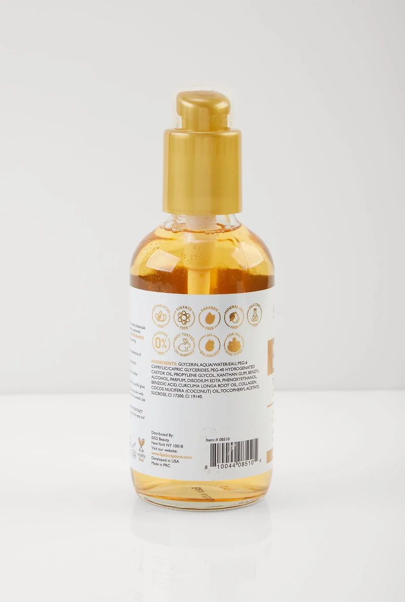 Womens Purifying Turmeric and Collagen Body Oil, Gold