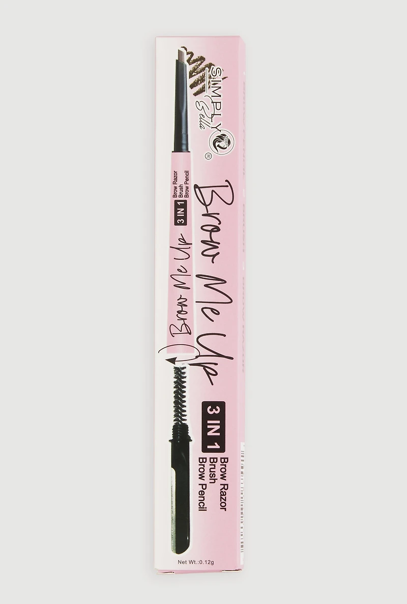 Womens 3 In 1 Eyebrow Kit for Perfect Eyebrows, Pink