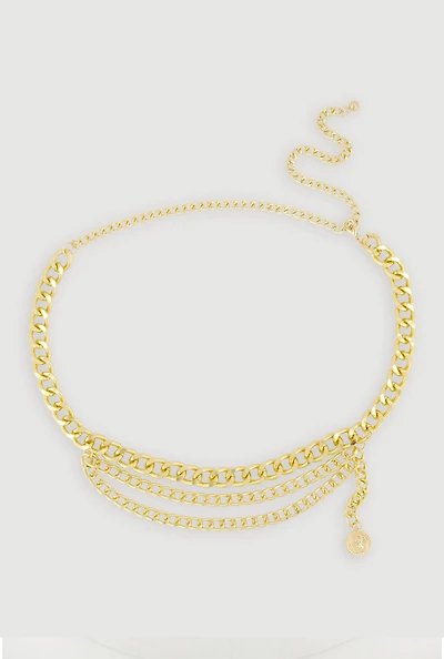 Layered Metallic Chain Belt