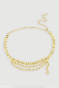 Layered Metallic Chain Belt