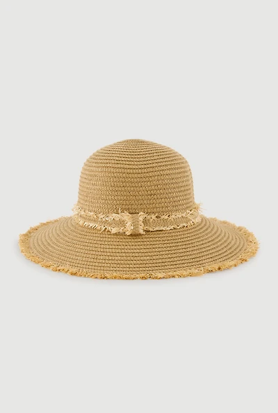 Frayed Floppy Sun Hat