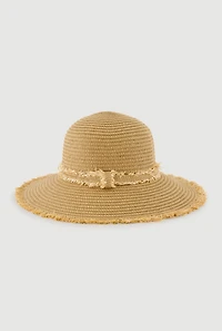 Frayed Floppy Sun Hat