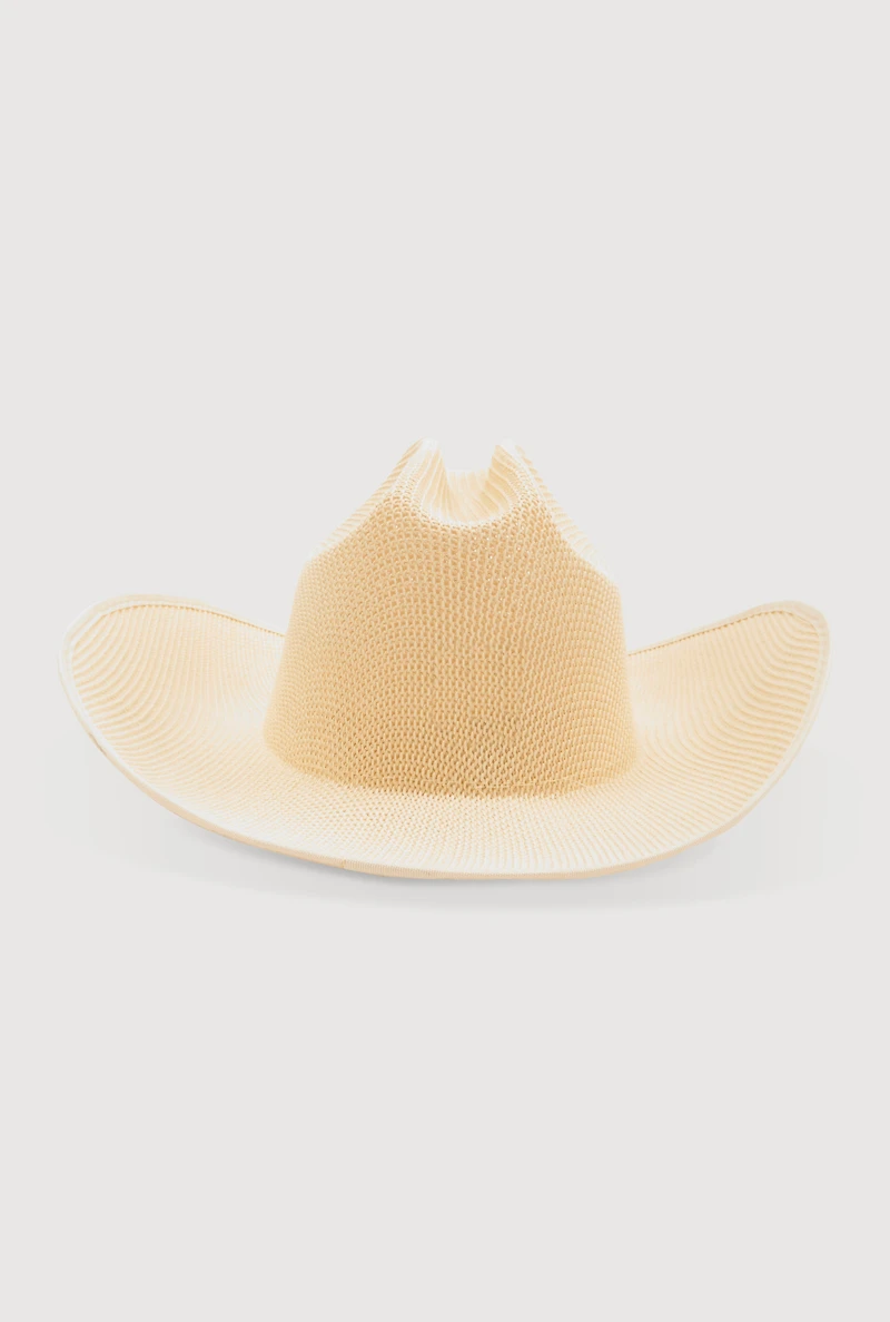 Solid Straw Cowboy Hat