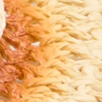 Contrast Trim Straw Cowboy Hat