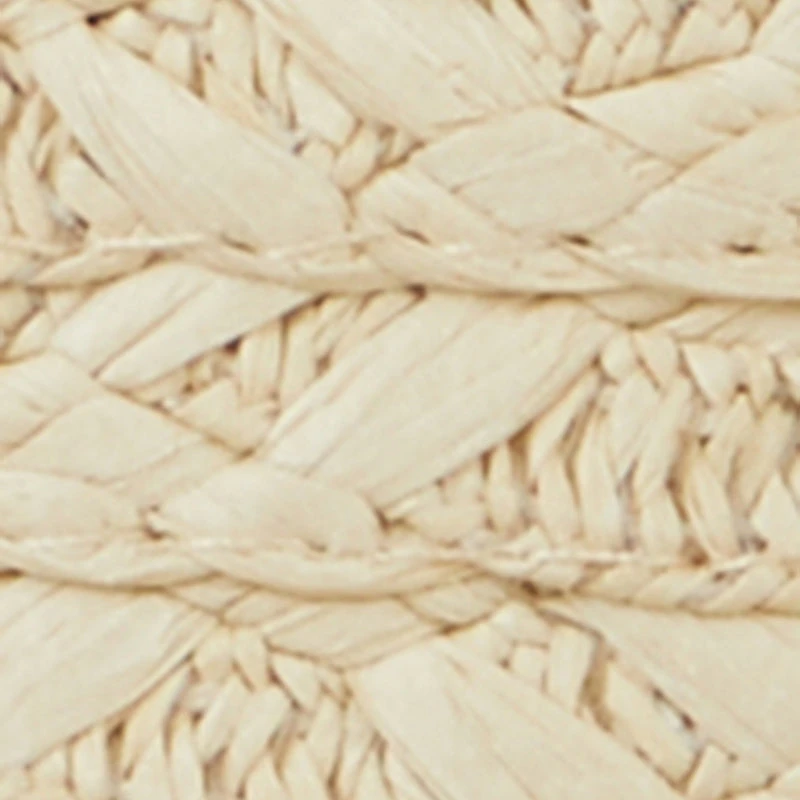 Beaded Straw Cowboy Hat