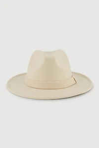 Womens Brushed Felt Panama Hat,