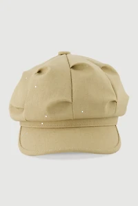 Stylish Glitter Cabbie Hat