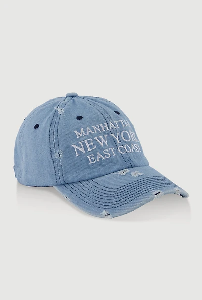 Manhattan New York East Coast Baseball Cap