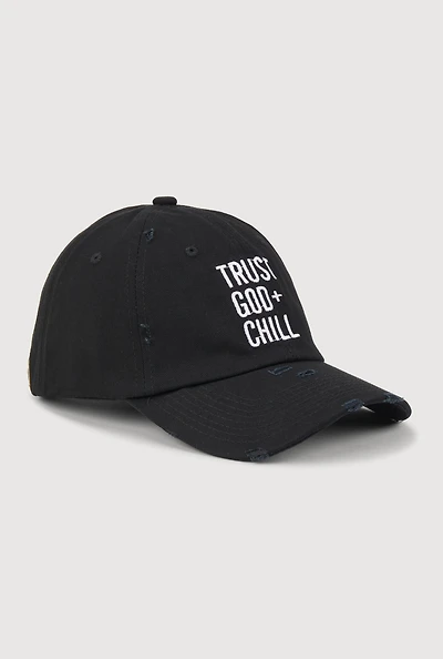 Trust God and Chill Baseball Cap