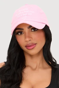 Breathe Its Just A Bad Day Baseball Cap