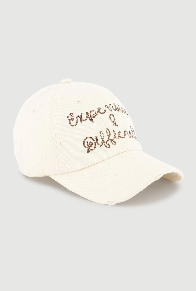 Expensive and Difficult Baseball Cap
