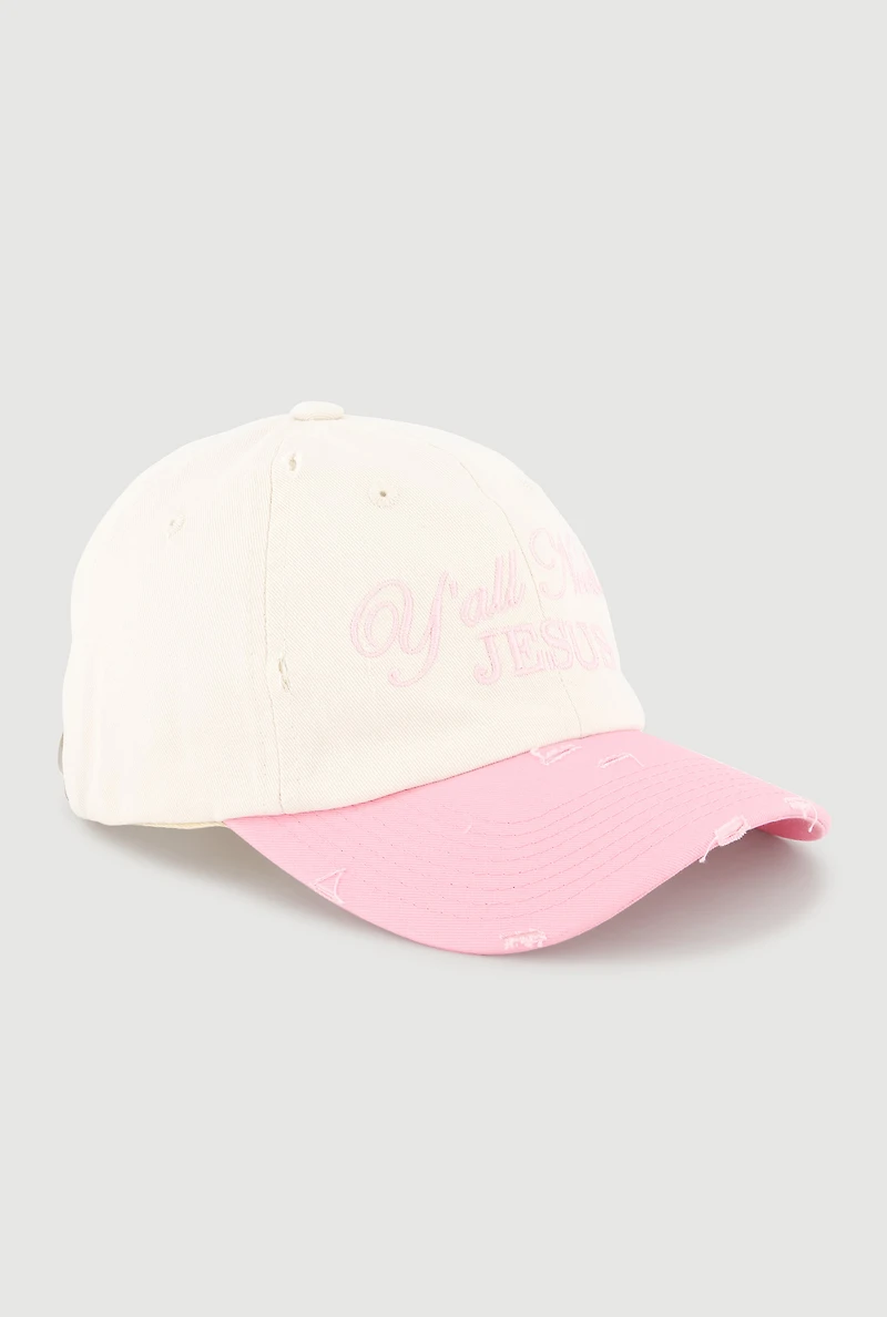 Yall Need Jesus Baseball Cap