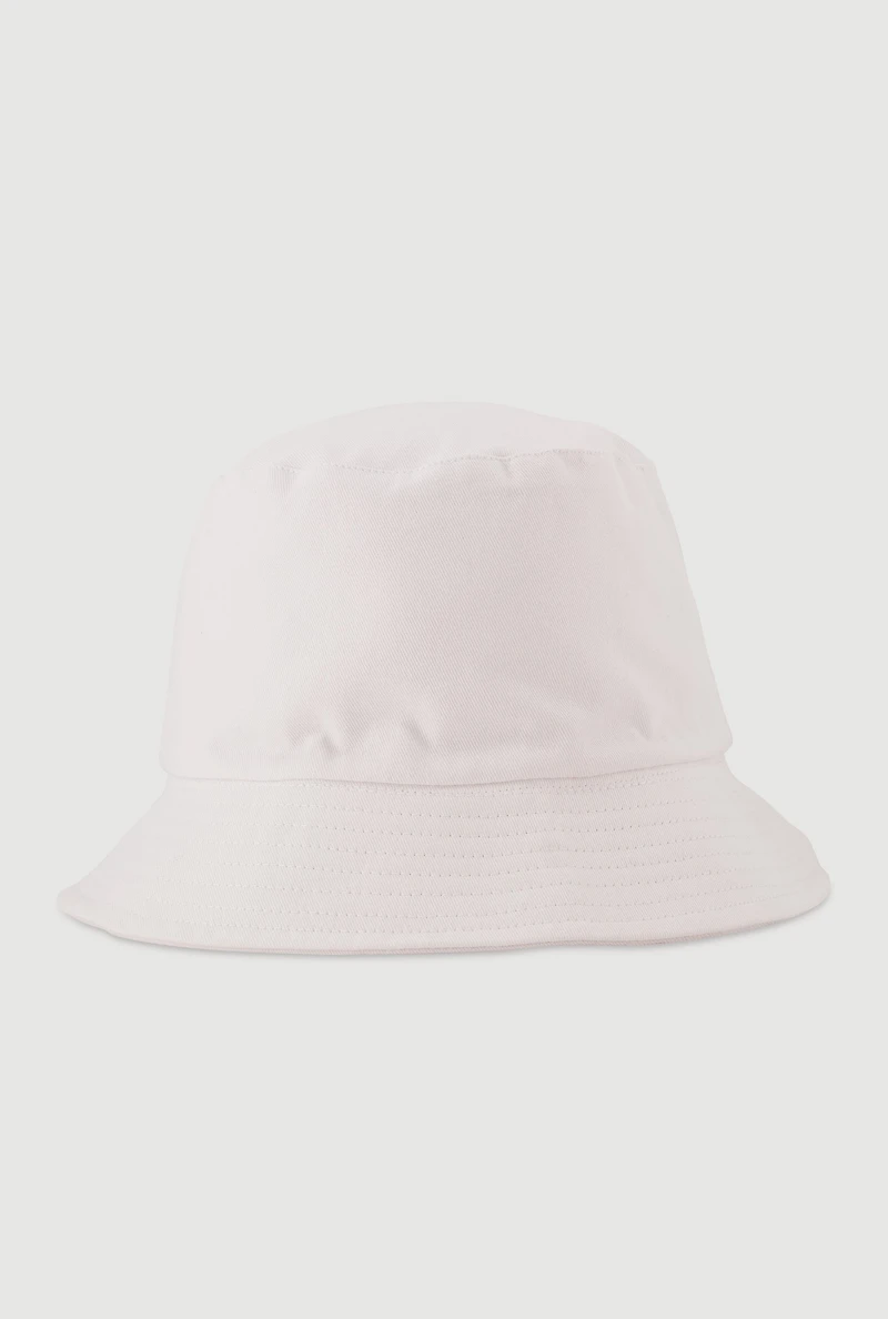 Life Is Fantastic Embroidered Reversible Bucket Hat