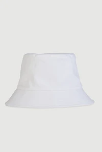 Womens Life Is Fantastic Bucket Hat, White