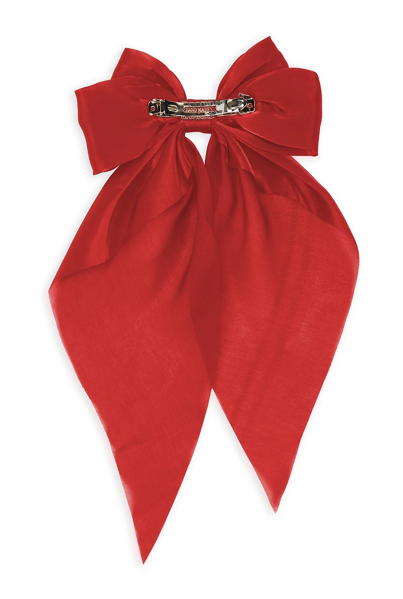 Chiffon Bow Hair Clip