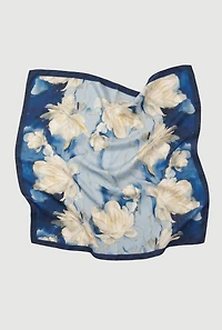 Floral and Heart Print 2 Piece Scarf Set