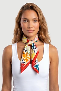 Assorted Border Print Multiway Scarf 2 Pack