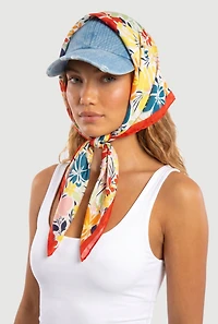 Assorted Border Print Multiway Scarf 2 Pack