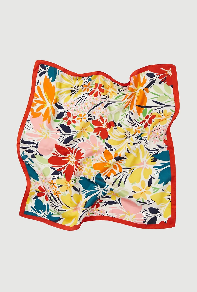 Assorted Border Print Multiway Scarf 2 Pack
