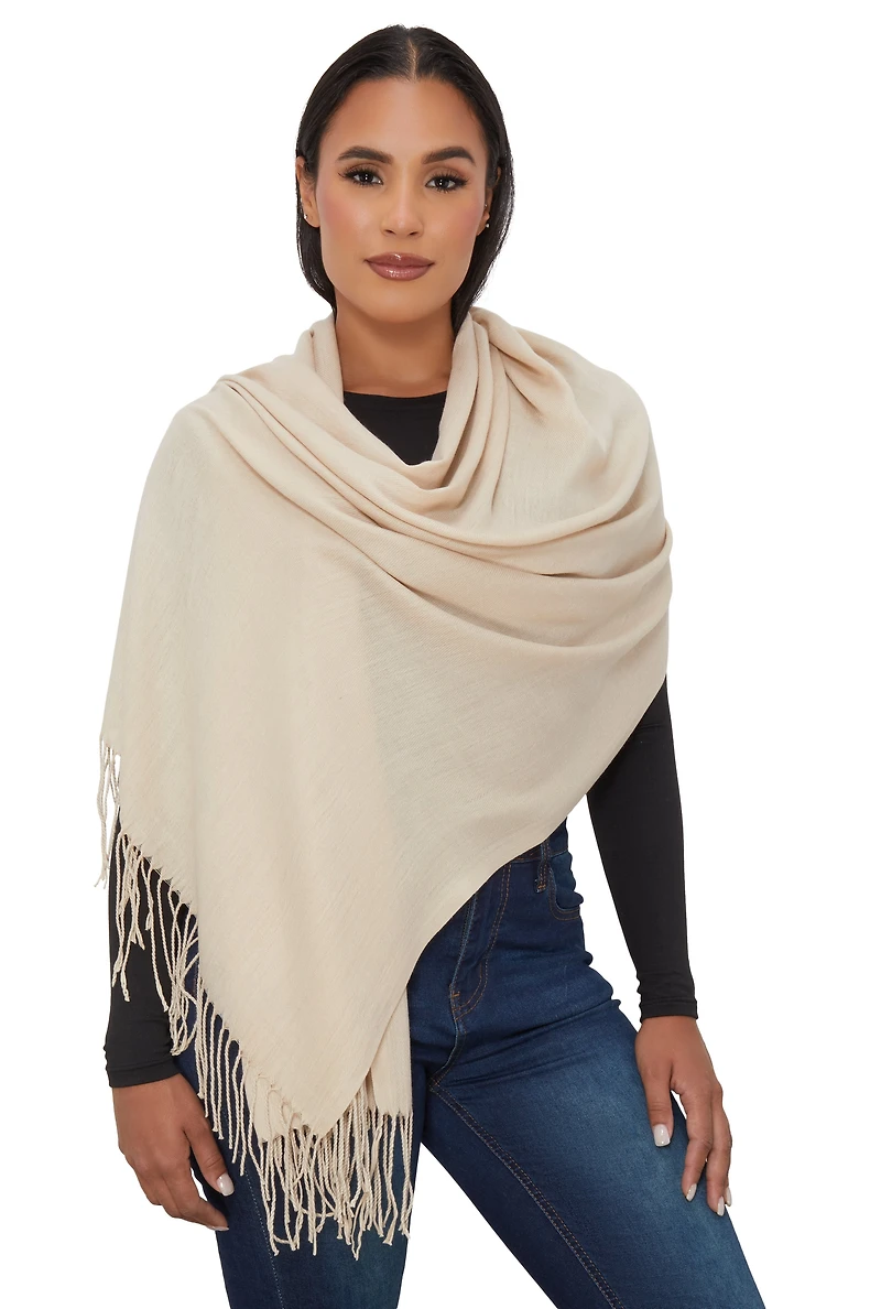 Solid Pashmina Scarf