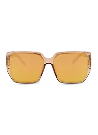 Metallic Temple Detail Sunglasses