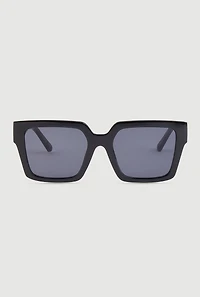 Cut Out Detail Square Sunglasses