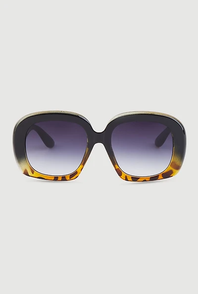 Womens Ombre Frame Sunglasses,