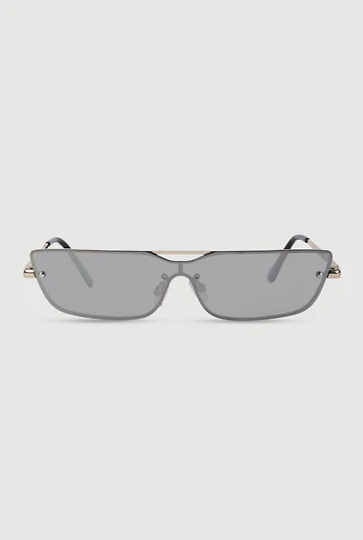 Slim Rimless Sunglasses