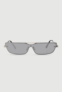 Slim Rimless Sunglasses