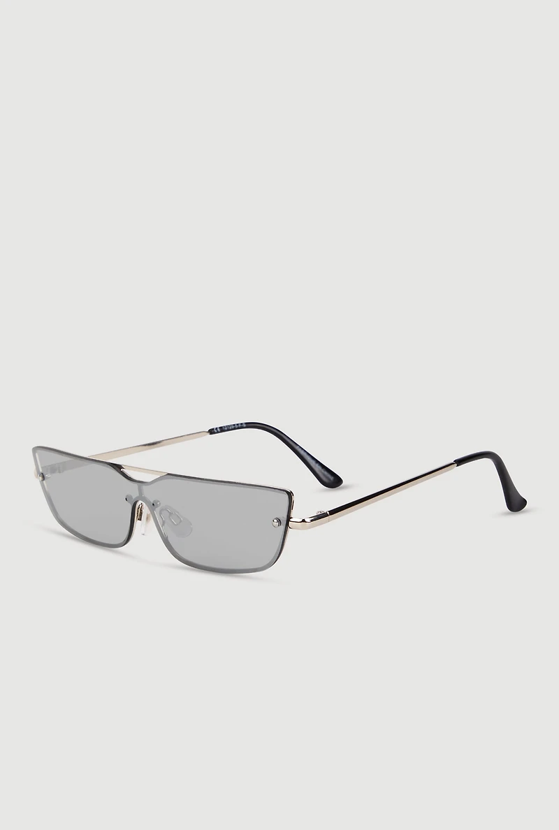 Slim Rimless Sunglasses