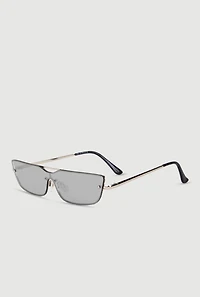Slim Rimless Sunglasses