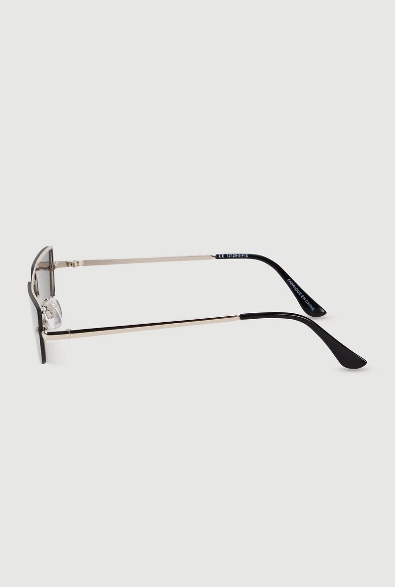 Slim Rimless Sunglasses