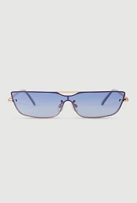 Slim Rimless Sunglasses