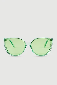 Clear Frame Cat Eye Sunglasses