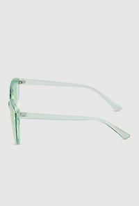 Clear Frame Cat Eye Sunglasses