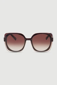 Square Ombre Lens Sunglasses