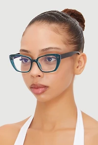 Womens Blue Light Cat Eye Sunglasses, Multi