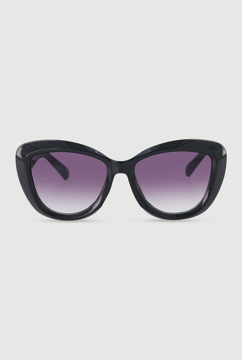 Ombre Lens Cat Eye Sunglasses