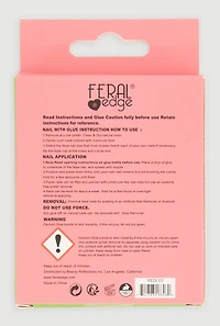 Solid Press On Pedicure Toenails