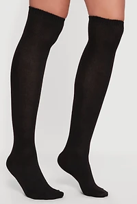 Solid Over the Knee Socks Size 9-11