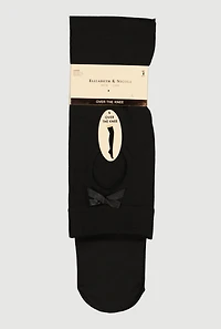 Bow Detail Cutout Over The Knee Socks