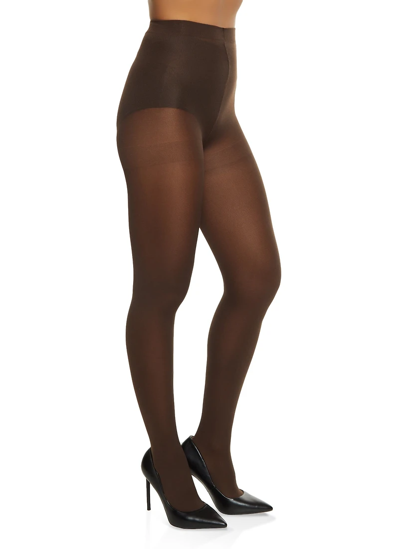 Opaque High Waisted Tights