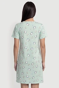Cuteness Overload Teddy Bear Graphic Sleepshirt