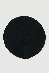 Womens Cable Knit Beret,