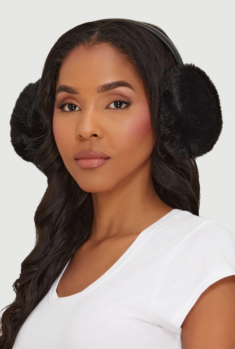 Faux Fur Oversized Earmuffs
